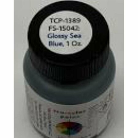 TRU-COLOR PAINT 1 oz Acrylic Paint, Glossy Sea Blue TCP1389